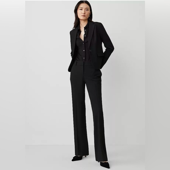 Ann Taylor Black Elegant Trousers/Pants - Picture 1 of 11
